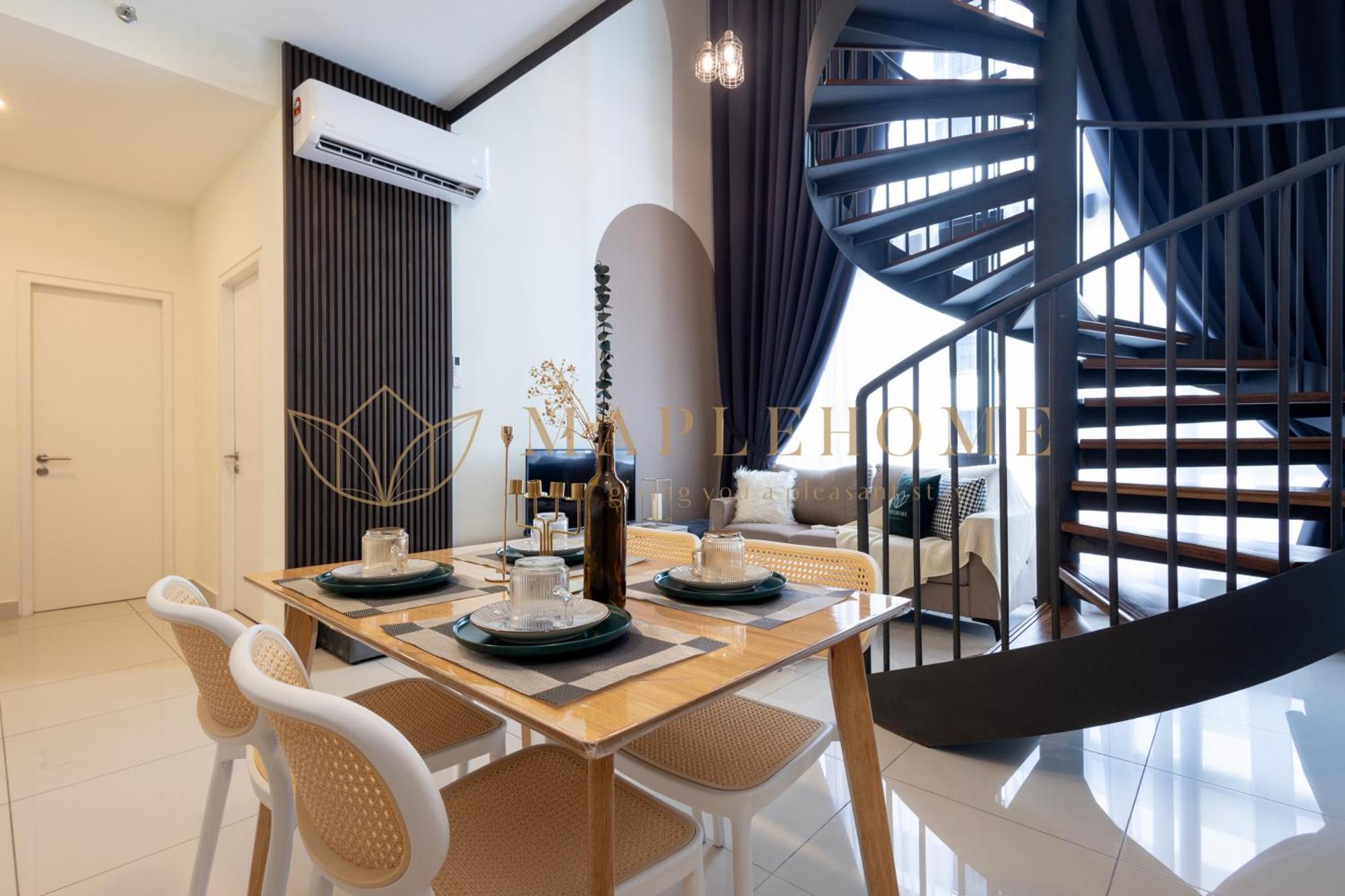 Apartamento The Apple Melaka Habitación foto