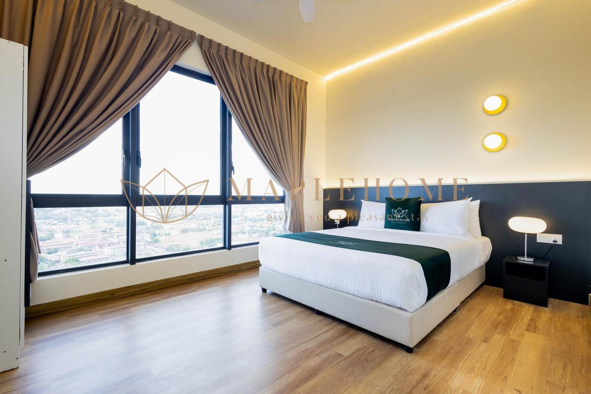 Apartamento The Apple Melaka Habitación foto