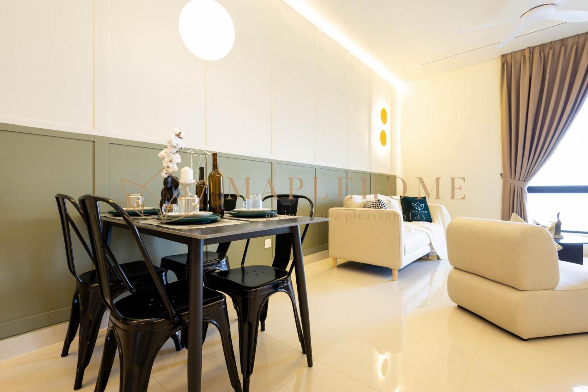 Apartamento The Apple Melaka Habitación foto